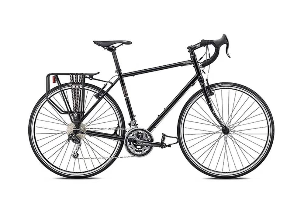 Surly Disc Trucker touring bike with full pannier setup for long-distance Hokkaido cycling